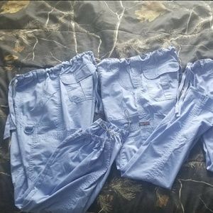 Koi Lindsey & koi stretch ceil blue scrub pants
